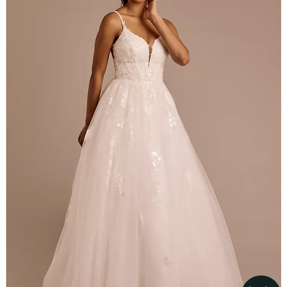Oleg Cassini White Wedding Dress